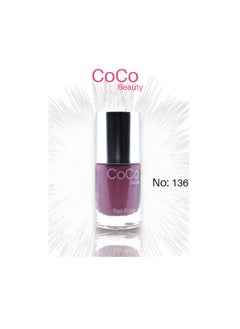 Coco Nail Polish No.136 MAUVE 12ml  - Image 2