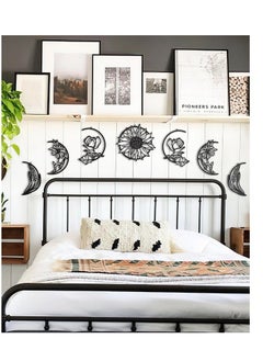 Home Gallery Floral Moon Phase Wood Wall Art - Set of 7 Each 30x30  - Image 2