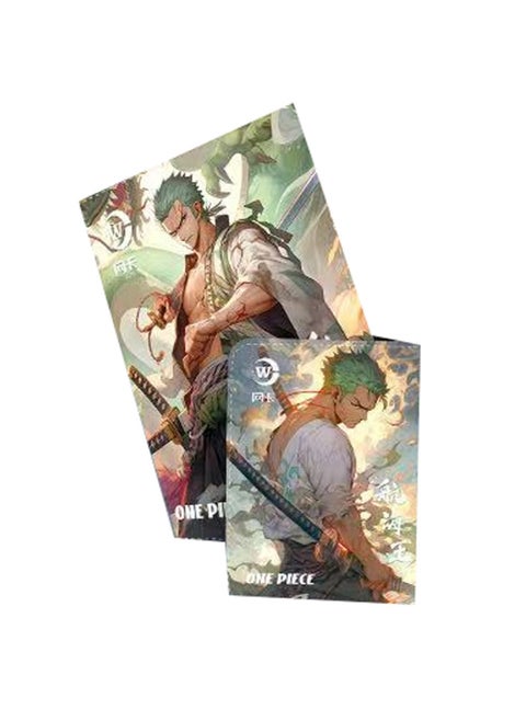 Bachaka One Piece Strong Attack Shocking Listed A Variety Of Fun Playing Cards Blind Box Unpacking Animation Peripherals-Color:Network Card One Piece Box Of 10 Packs 1 Pack Of Two