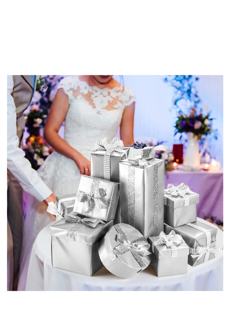 MARKQ Silver Gift Wrapping Tissue Paper Sheets for DIY Crafts, Gift Bags, Holidays, Birthdays, 50 x 75 cm (20 Sheets) - Image 5