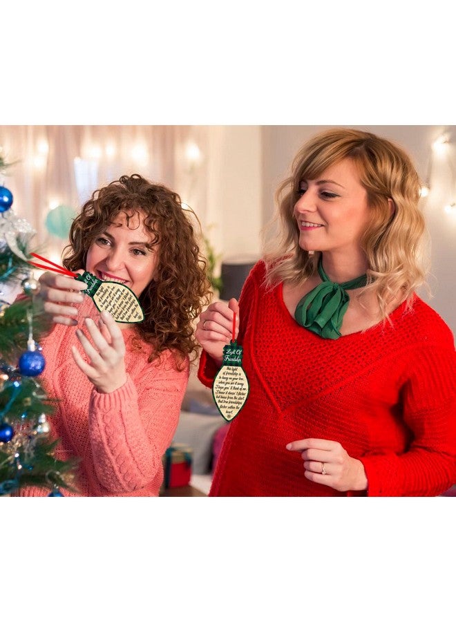 FaCraft Friend Christmas Ornaments 2024 - Friends Christmas Keepsake Gifts for Women Friendship Christmas Ornaments for Christmas Tree Decorations Xmas Present Gifts for Friends Bestie BFF Women - Image 4