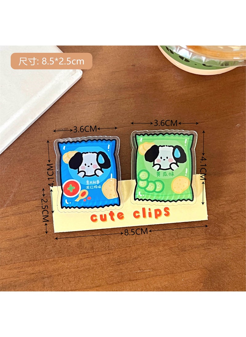 Generic - Creative Snack Sealing Clips Multifunctional Food Freshness 3# Potato Chips Combination - Image 1