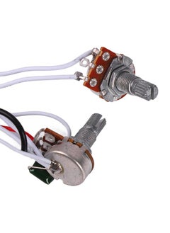Thoraya Electric Guitar Wiring Harness Kit Black Cover A500K B500K Electric Guitar Toggle Switch for Replacement  - Image 3