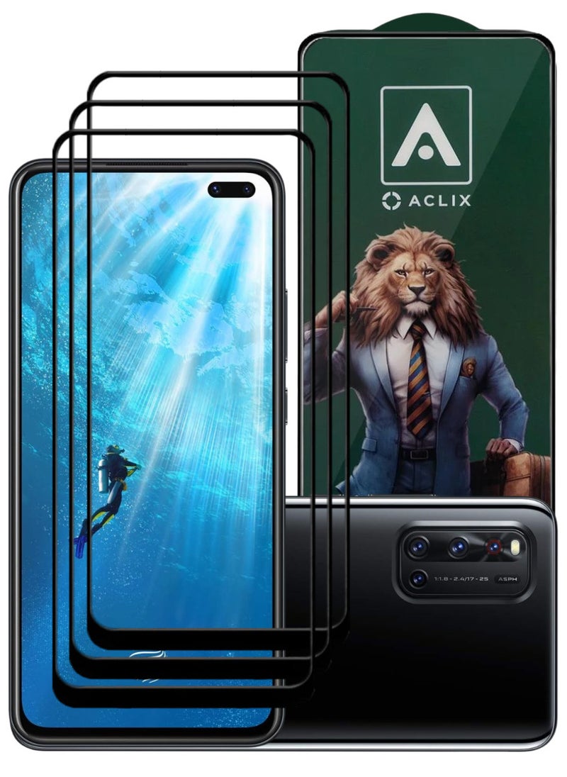 ACLIX 3 Pieces Antistatic ESD Dustproof Premium Quality High Definition Tempered Glass Screen Protector Designed For vivo V19 - Image 1