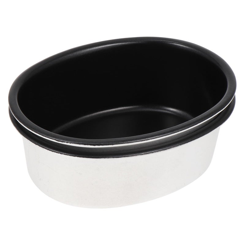 2pcs Nonstick Oval Cake Baking Pans for Cheesecake Pudding Home Bakeware Set - Image 2