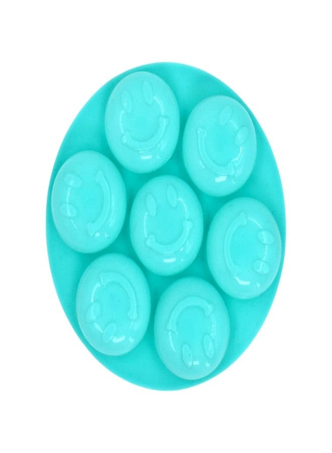 Drumstone Flexible Silicone Smiley Chocolate Mold Tray – 7-Cavity Non-Stick Baking Tool for Candy, Jelly & Mini Desserts - Image 1