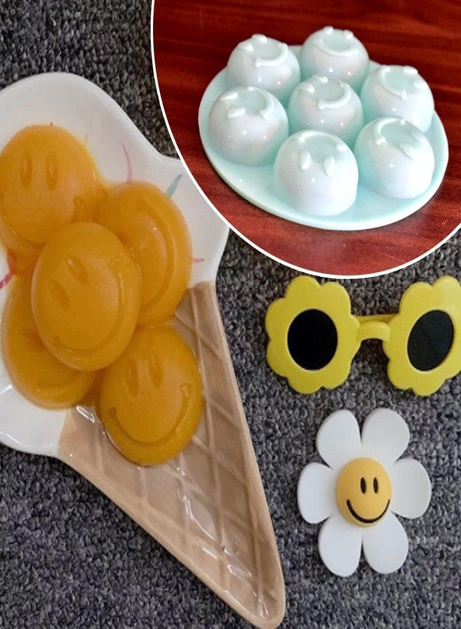 Drumstone Flexible Silicone Smiley Chocolate Mold Tray – 7-Cavity Non-Stick Baking Tool for Candy, Jelly & Mini Desserts - Image 5