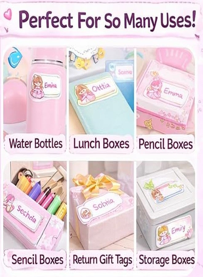 SAMVARDHAN Cute Cartoon Theme Name Label Sticker Roll (Pack of 2) – 600 PCS Self Adhesive Kawaii School Labels | School Notebooks,Name Tags for Books (Boy) - Image 5