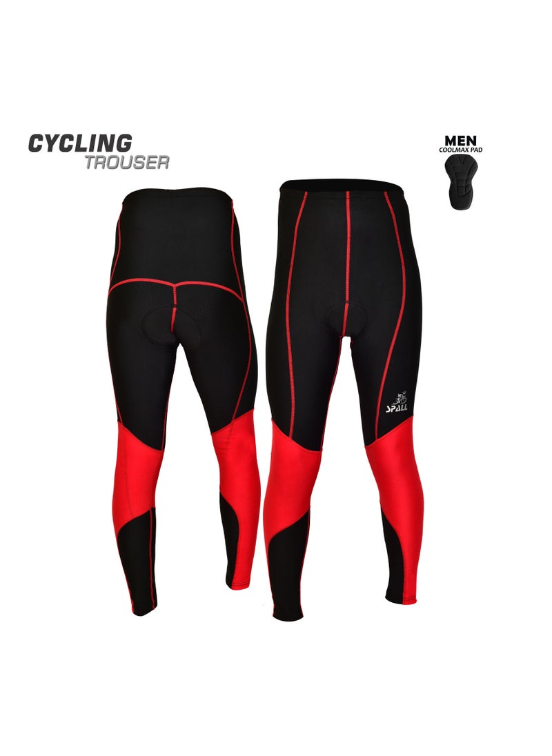 Spall Men'S Long Cycling Pants Trouser Bike Pants Tights Legging With 4D Sponge Padded  - Image 1