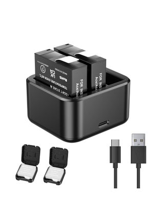 2 Pack 1800mAh Replacement Insta360 Ace Pro Battery, with Triple Slot USB Fast Charger Hub Compatible with Insta360 Ace Pro Accessories Camera - pzsku/Z2D44BC6EF7D1229785B8Z/45/_/1713358064/c950ef46-346a-4faf-a675-a115eec30290