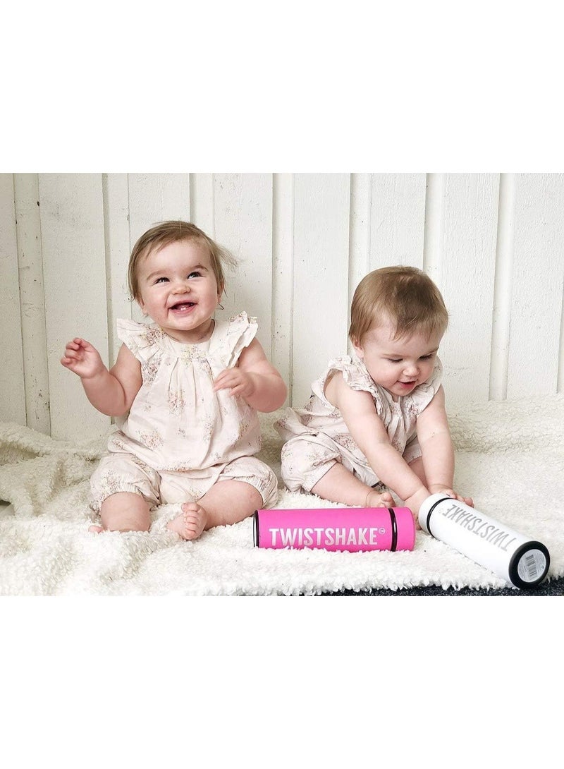 Twistshake Hot or Cold Insulated Flask - 420ml | Stainless Steel Water Bottle with Double Layer Vacuum | Insulation up to 10 Hours | BPA Free Thermos | Blue - Image 4