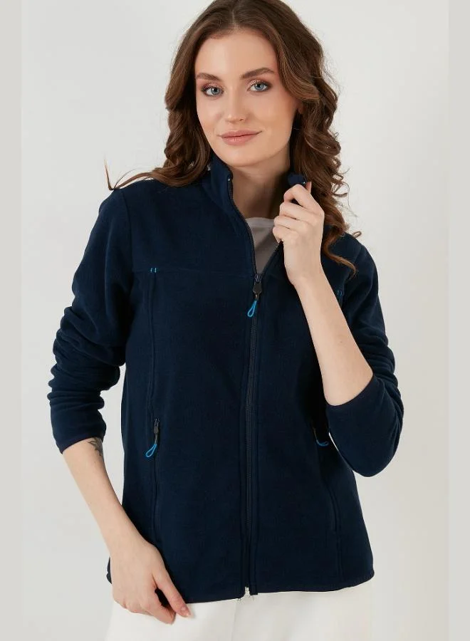 ليلا كارديجان نسائي بسحاب وجيوب من ليلى، قطعتان، مقاوم للتكتل، مقاس ضيق