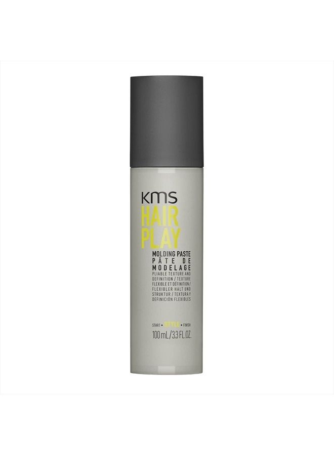 kms HAIRPLAY Molding Paste Provides Texture, Natural Shine, Pliable Hold & Definition Unisex, 3.3 Fl oz - Image 1
