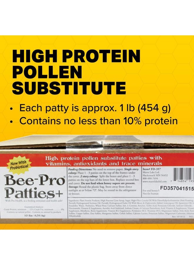 Mann Lake FD357 Bee Pro Patties with Pro Health, 10-Pound - Image 5