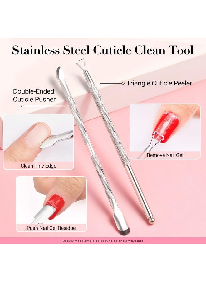 AZUREBEAUTY AZUREBEAUTY Nail Soaking Bowl, Soak Off Dip Powder Gel Polish Remover, Manicure Bowl for Hand with 15ml Cuticle Oil Cuticle Remover Tools, Nail Brush, Cuticle Pusher, Cuticle Peeler, Nail File Buffer  - Image 4