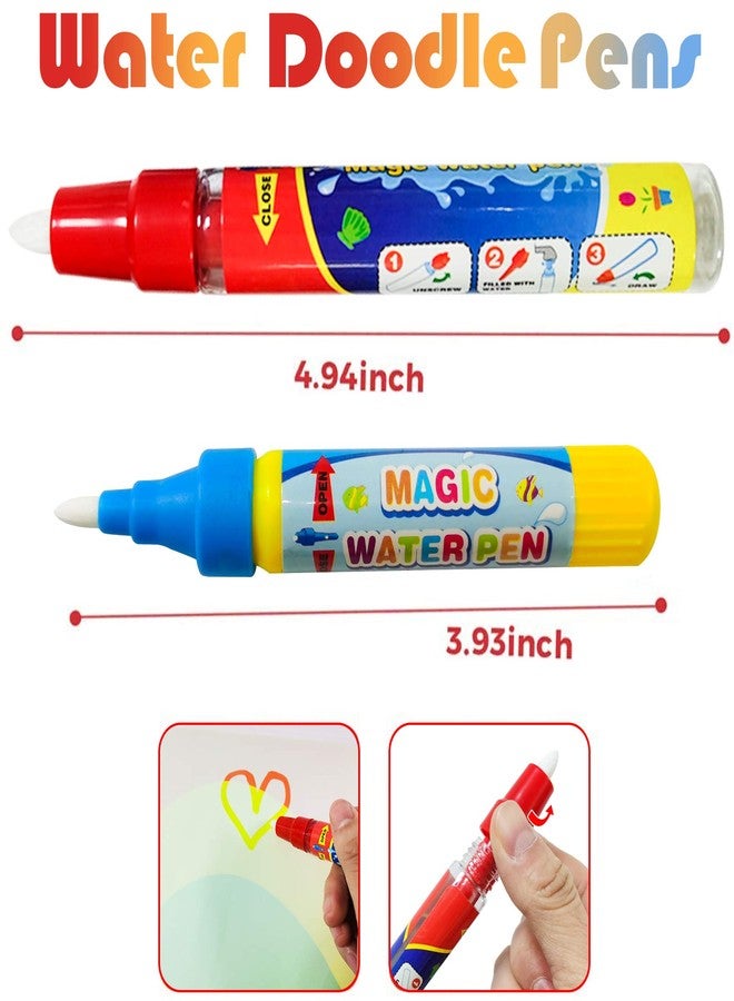 COSBAY Water Doodle Pens Replacement Water Pen, Drawing Doodle Pens for Aqua Water Doodle Mat (Multicolored-6pcs) - Image 3