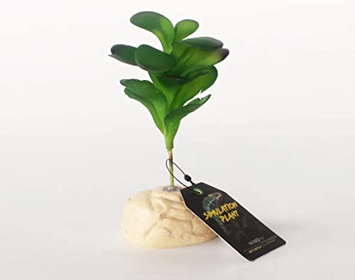 NomoyPet Aquarium Plastic Plants with Resin Base for Aquarium & Terrarium Decor (NFF-38) - Image 3