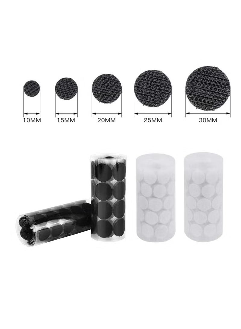 Generic Self Adhesive Dots, Tapes Sticky Back Coins Dots with Hook and Loop Velcro Round Pads, 20mm Diameter Strong Waterproof Round Dot, Dots with Adhesive for Home Office School 300Pcs (150 Pairs) - Image 3
