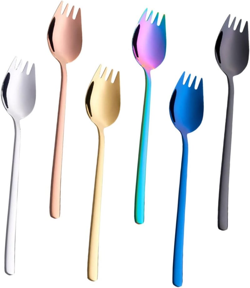 Multi-purpose Toddmomy Set of 6 Stainless Steel Sporks Boys and Girls Serving Utensils Lightweight and Portable for Fruit Salad Dessert Cost effective upgraded craftsmanship Locally packed stock General compatible practical design Diverse purchase plan Various fittings Easy transit optimized build Market multi-use trusted quality Cost effective global grade quality Trendy varied sizing alternatives Periodic stock arrangement Affordable purchase options Land transit & shipment compatible Space saving design picks Ready post purchase fulfill Multi-demand satisfied design Multi-color available build Hot & cold climate compatible Elegant practical multi-option build Pre-stock well-packed goods Popular trusted craftsmanship Market mainstream color picks Indoor outdoor all-purpose fit Practical experience crafted Nationwide courier network - Image 1