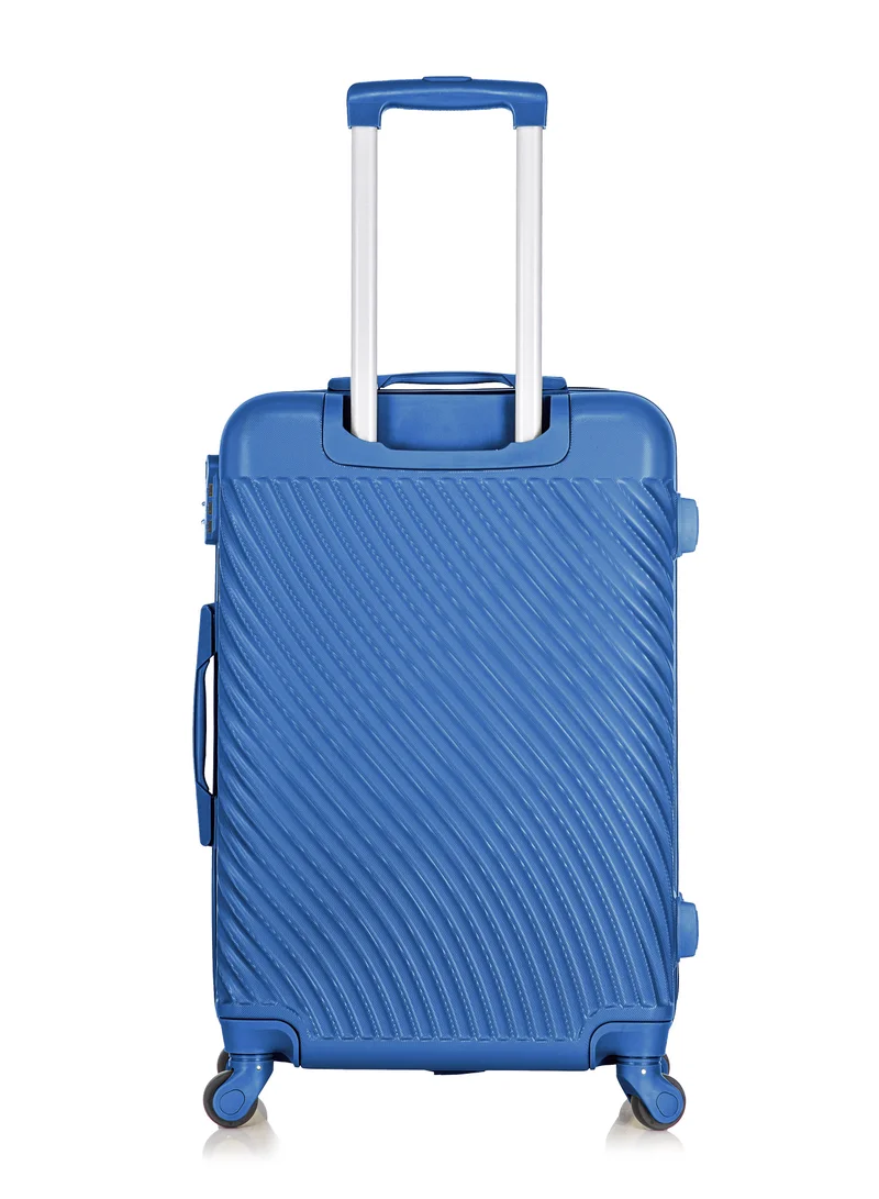 SENATOR Hard Case Suitcases Trolley Luggage Set For Unisex ABS Lightweight Travel Bags with 4 Spinner Wheels KH1065 Pearl Blue