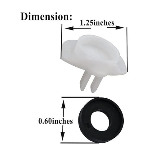 Gugaguga 4PCS 101237 OEM for Moen Cup Seal & Diverter Gate for Plumbing Fixture or Faucet, 3800 Tub Spout Replacement Part - Image 2