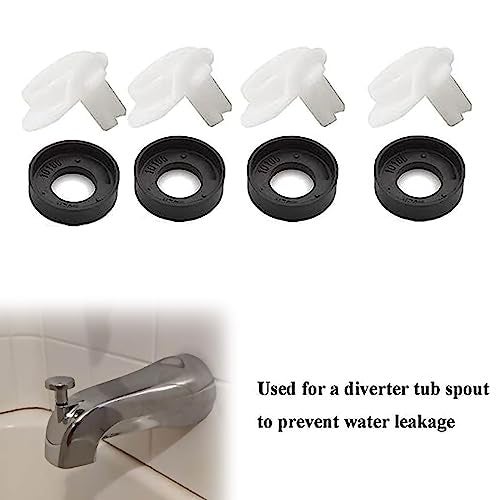 Gugaguga 4PCS 101237 OEM for Moen Cup Seal & Diverter Gate for Plumbing Fixture or Faucet, 3800 Tub Spout Replacement Part - Image 3