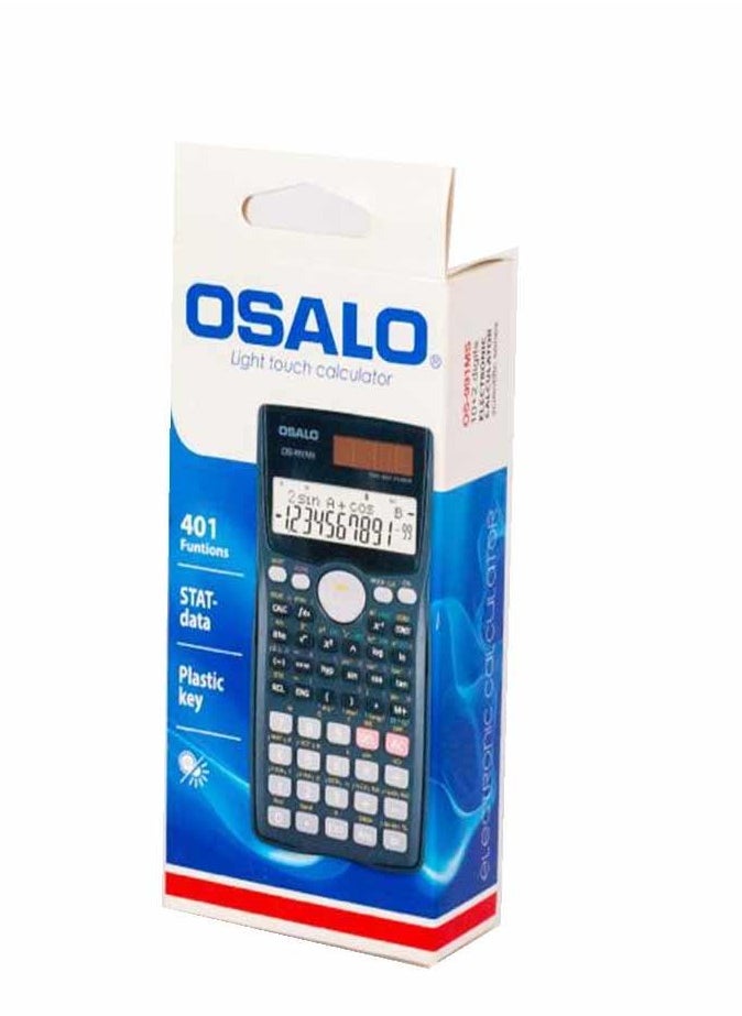 OSALO OSALO Calculator OS-991MS, 10+2 digits, Plastic Key 401 Function  - Image 1