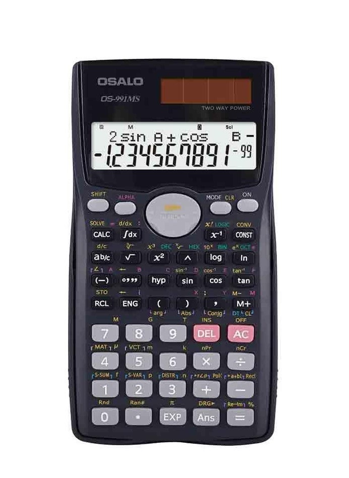 OSALO OSALO Calculator OS-991MS, 10+2 digits, Plastic Key 401 Function  - Image 2