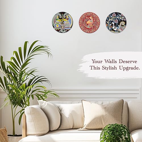 Rousrie Home Décor Wall Hangings For Living Room | Wall Hanging Decorative Items | Decoration Items For Home | Waterproof Film (Color 3) - Image 5