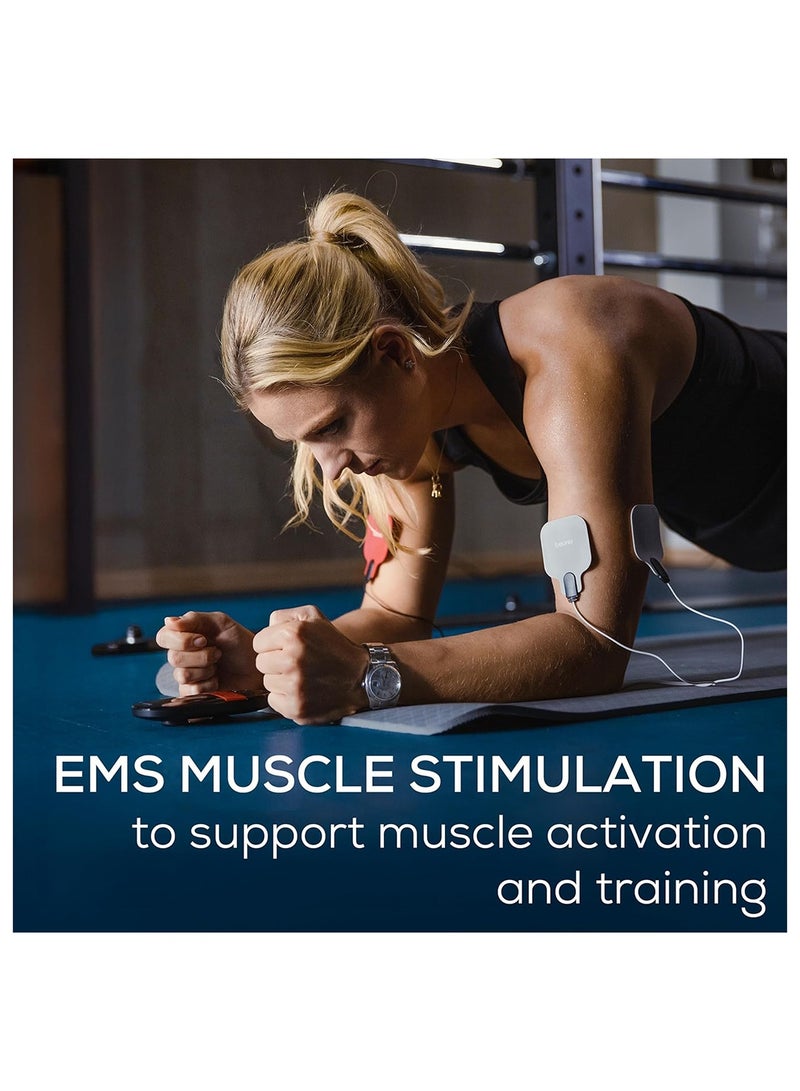 Beurer eurer EM 59 Digital TENS/EMS Device with Heat | 4-in-1 Stimulation Device for Pain Therapy Muscle Stimulation | 4 Electrodes, 70 Programmes and 50 intensity levels - Image 4