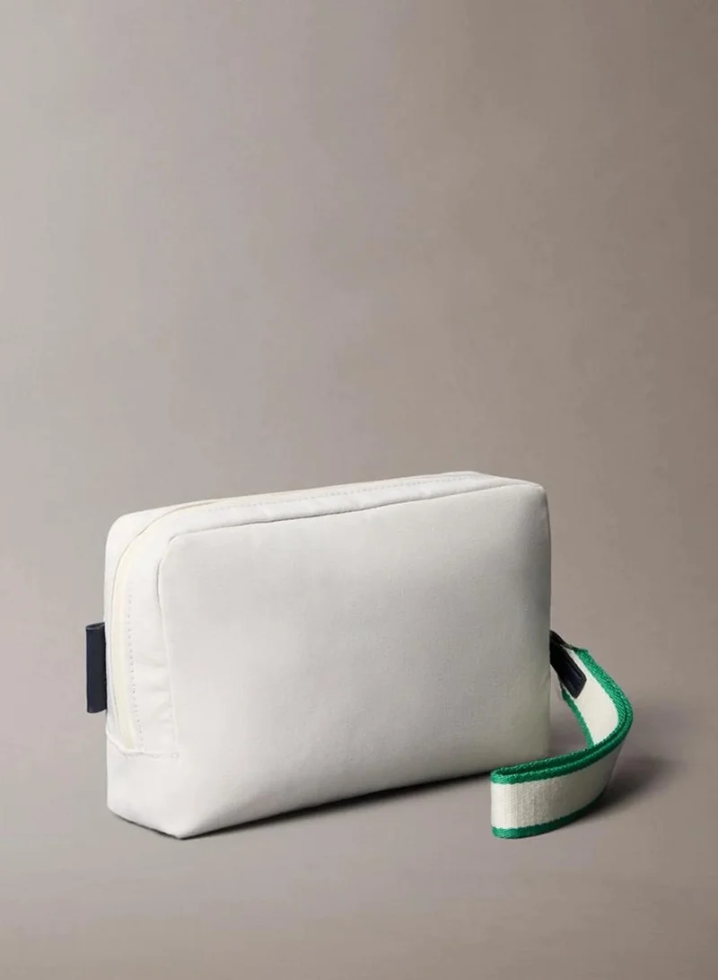Calvin Klein Bone White Logo Graphic Pouch for Men | Best Price UAE