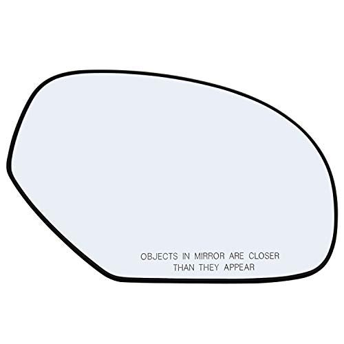 Passenger Side Mirror Glass Assembly With Plastic Backing Plate Heated Compatible With Chevy Silverado Avalanche Tahoe Suburban GMC Sierra Yukon Cadillac Escalade 20072014