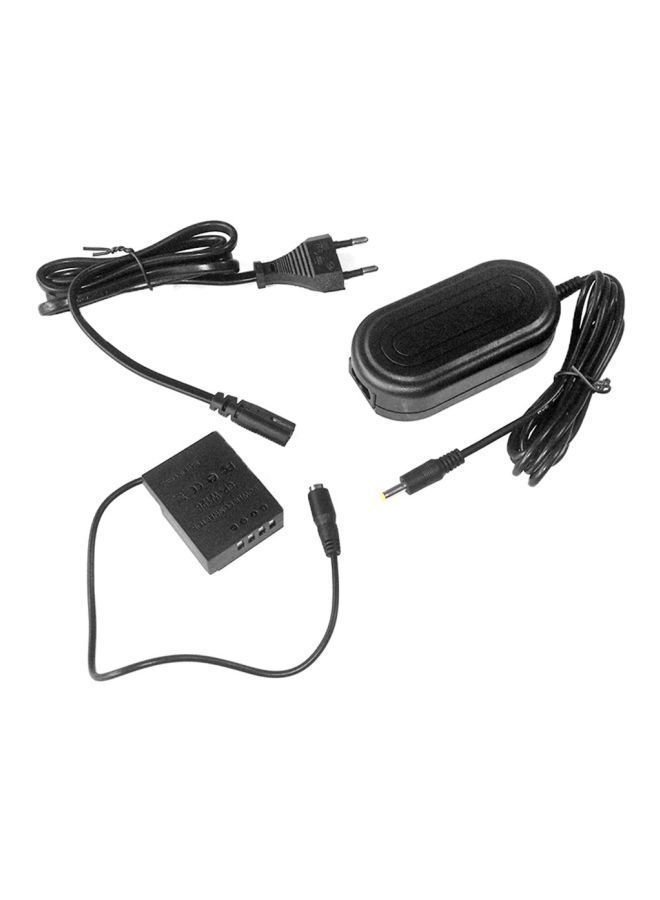 NIBEMINENT Double Pin Power Charger Adapter For Fuji X-Pro1/X-Pro2/X-E1/X-E2 Black  - Image 1