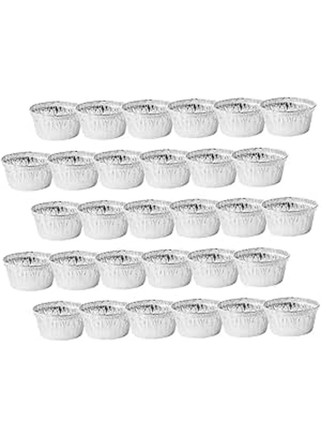 40pcs Disposable Foil Muffin Cups Baking Liners Round Cupcake Molds - Image 1