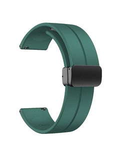Generic 22mm Silicone Strap With Magnetic Folding Buckle For  Xiaomi Watch Color Sport Color 2 S1 Active/ Huami Amazfit GTR 47mm GTR 3 Pro  Green  - Image 1