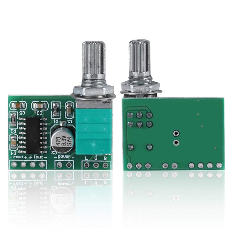 Mini 5V Digital Power Amplifier Module 2Pcs Audio Module Board with Sound Quality, Strong and Durable for DIY Enthusiasts - Image 2
