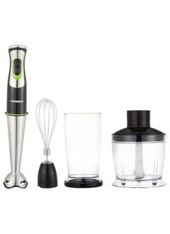 TORNADO TORNADO Hand Blender 400 Watt, Chopper, Whisk, Black THB-400CH  - Image 2