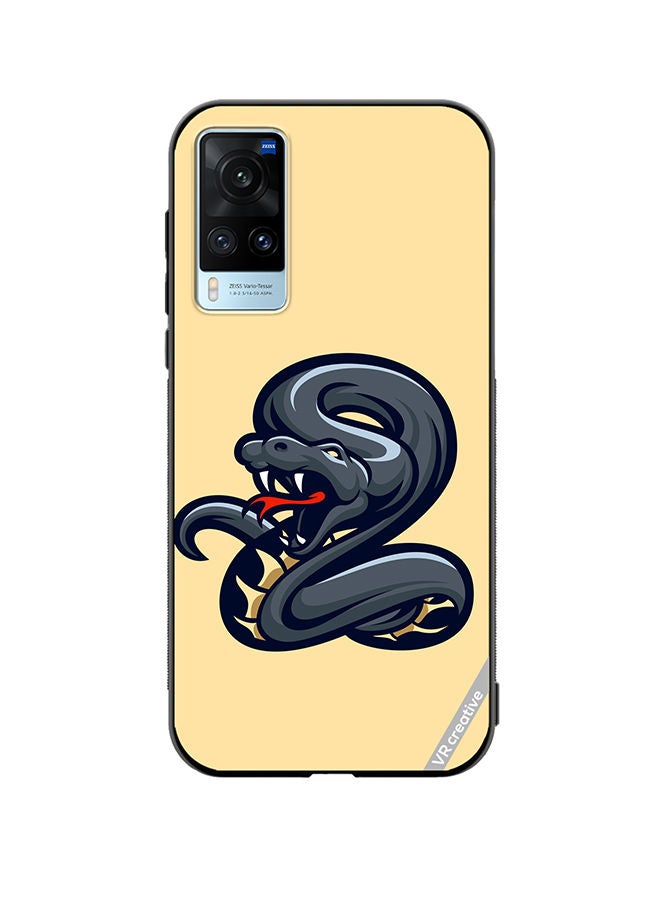 VR CREATIVE Protective Case Cover For Vivo X60 Snake Design Multicolour - Image 1