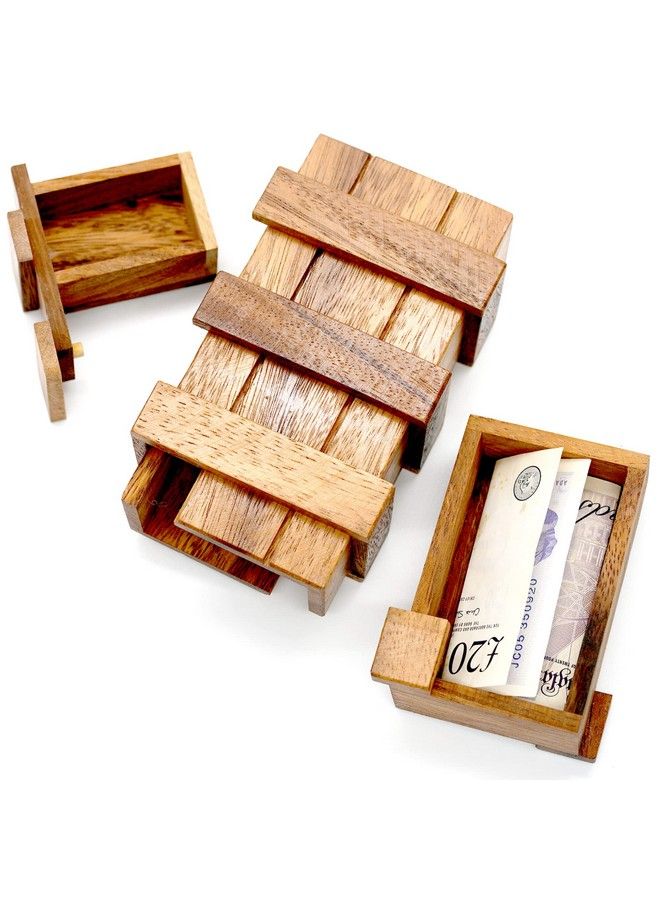 BSIRI Secret Puzzle Box For Adults Magic Money Holders For Adults And Card Wooden Secret Compartments Gift Cards Case Holder Japanese Puzzle Boxes Case Gifts  - Image 1