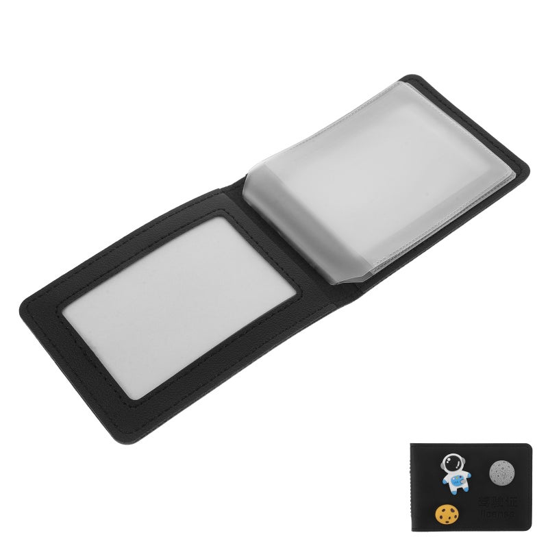 Driver License Holders Car ID Card Holder Compact Cartoon Pattern For Driving License And Passport 1Pack - Image 4