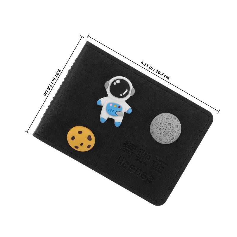 Driver License Holders Car ID Card Holder Compact Cartoon Pattern For Driving License And Passport 1Pack - Image 2