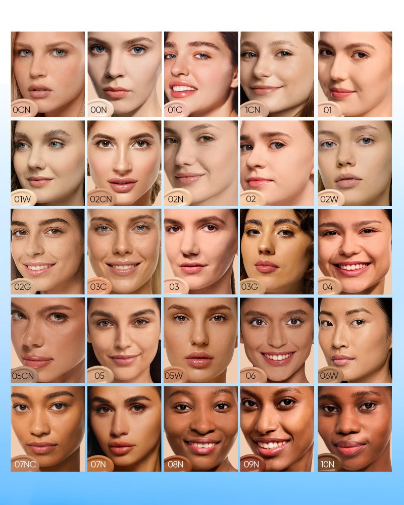 SKINTIFIC أساس كوشن مات مخملي من سكينتيفيك أزرق #03 بتلة | تغطية كاملة، 12 ساعة تحكم في الزيت، مثالي للبشرة الدهنية والمختلطة، مقاوم للماء، يدوم طويلاً، خفيف الوزن، مرطب، مقاوم للنقل - Image 3