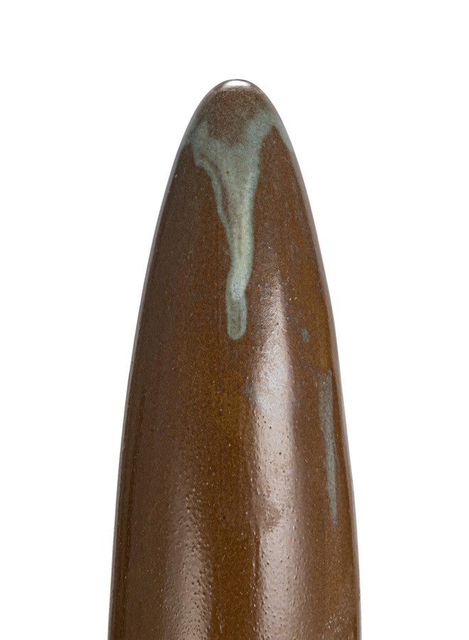 Bloomingville Stoneware Mortar and Pestle with Reactive Glaze, Brown and Cream - Image 3