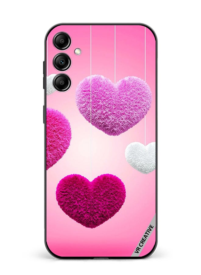 VR CREATIVE Protective Case Cover For Samsung Galaxy A35 Colored Hearts Design Multicolour - Image 1