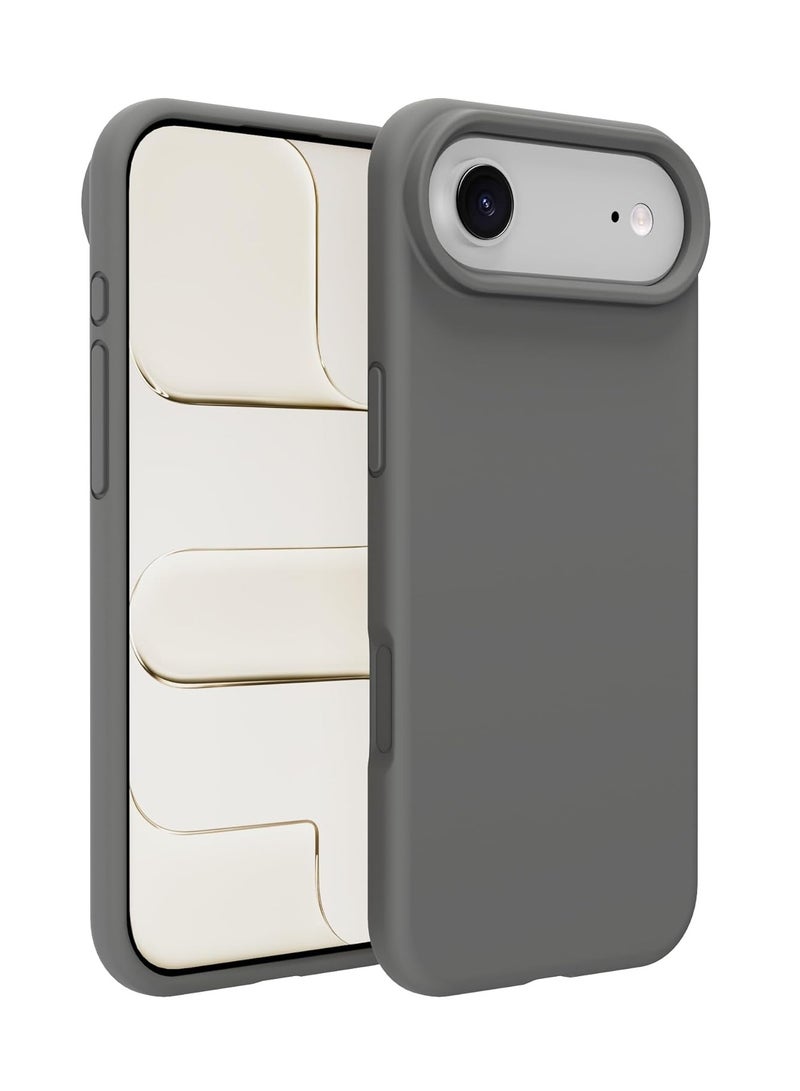 iPhone 17 Air Smooth Liquid Silicone Soft Cover Microfiber Lining Cover For iPhone 17 Air Shockproof Protective Phone Case For iPhone 17 Air 6.5-inch - Image 1