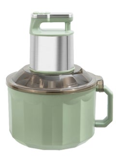 HTH Multifunction Electric Chopper 5L Capacity Food Processor Stainless Steel Six Knife Blade Mixer Bowl with Tripple Speed Mode 1100W Pure Copper Electric Motor Vegetables and Meat Grinder High Performance Kitchen Appliance with Safety Feature for Chopping Ice Crushing Mincing Grinding Pureeing Blending 39.5x25.5x22 cm  - Image 1