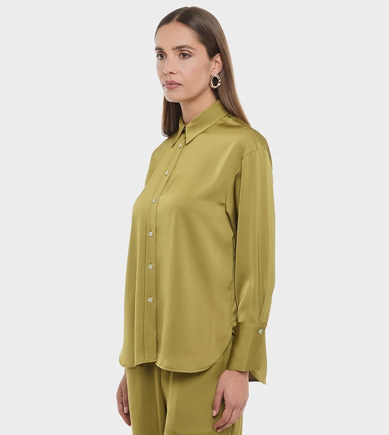BCBG BCBG BASIC LS SHIRT