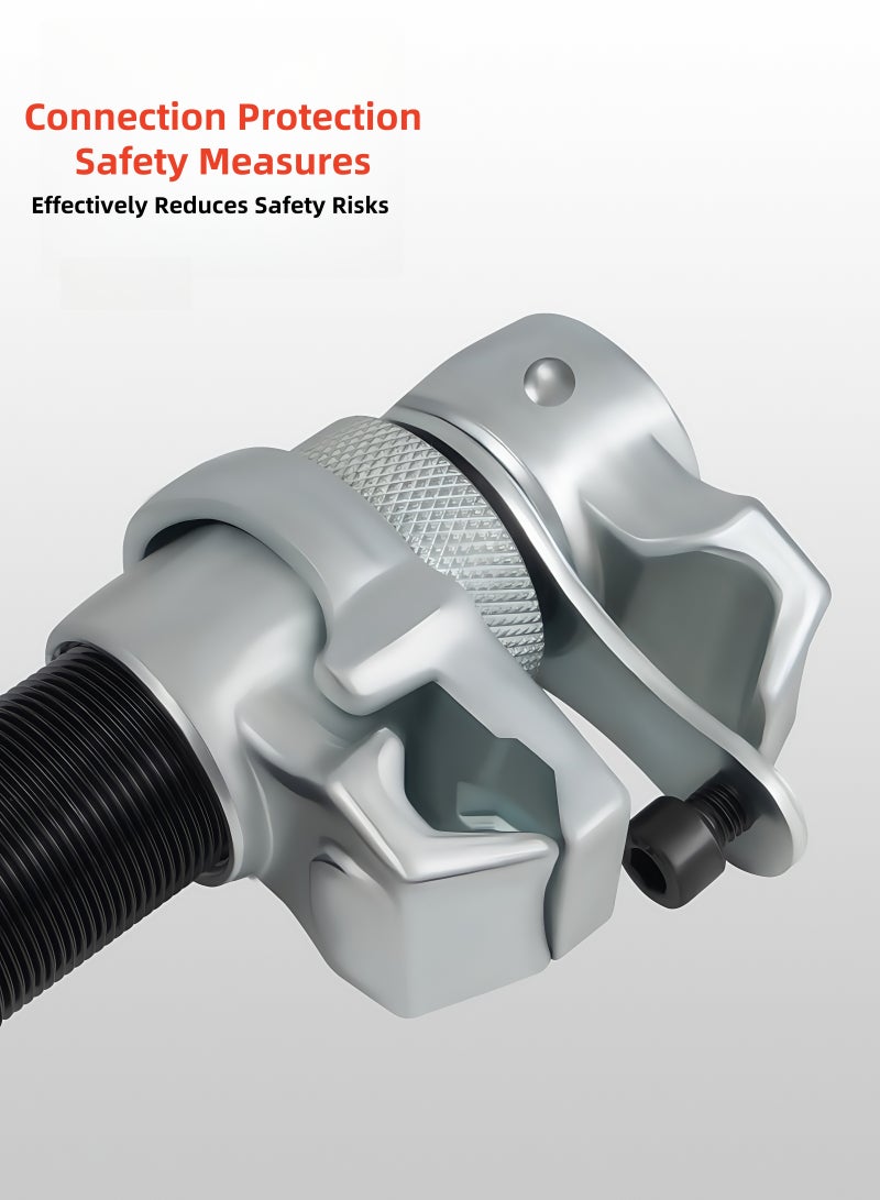 Generic 3-piece set of automotive shock absorber spiral strut spring compression tools，Alloy Steel Heavy-Duty Tool Set with Anti-Slip Grip & Adjustable Rails - Quenched & Safety Enhanced - Image 2