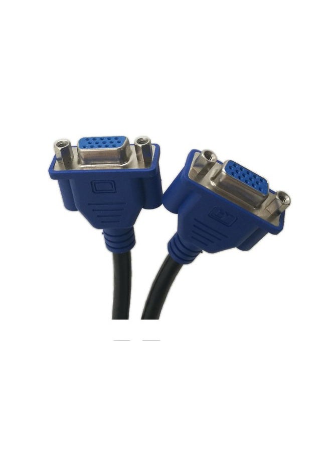 zdyCGTime DMS-59 59-Pin Male to Dual VGA Female Y Splitter Video Card Adapter Cable for Matrox Molex ATI Nvidia Lenovo Hp Dell Computer-10inch - Image 4