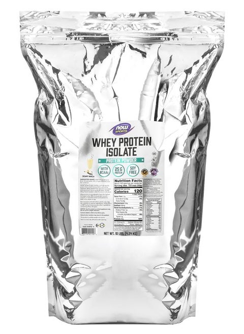 Sports Whey Protein Isolate Creamy Vanilla 10 lbs (4.54 kg)
